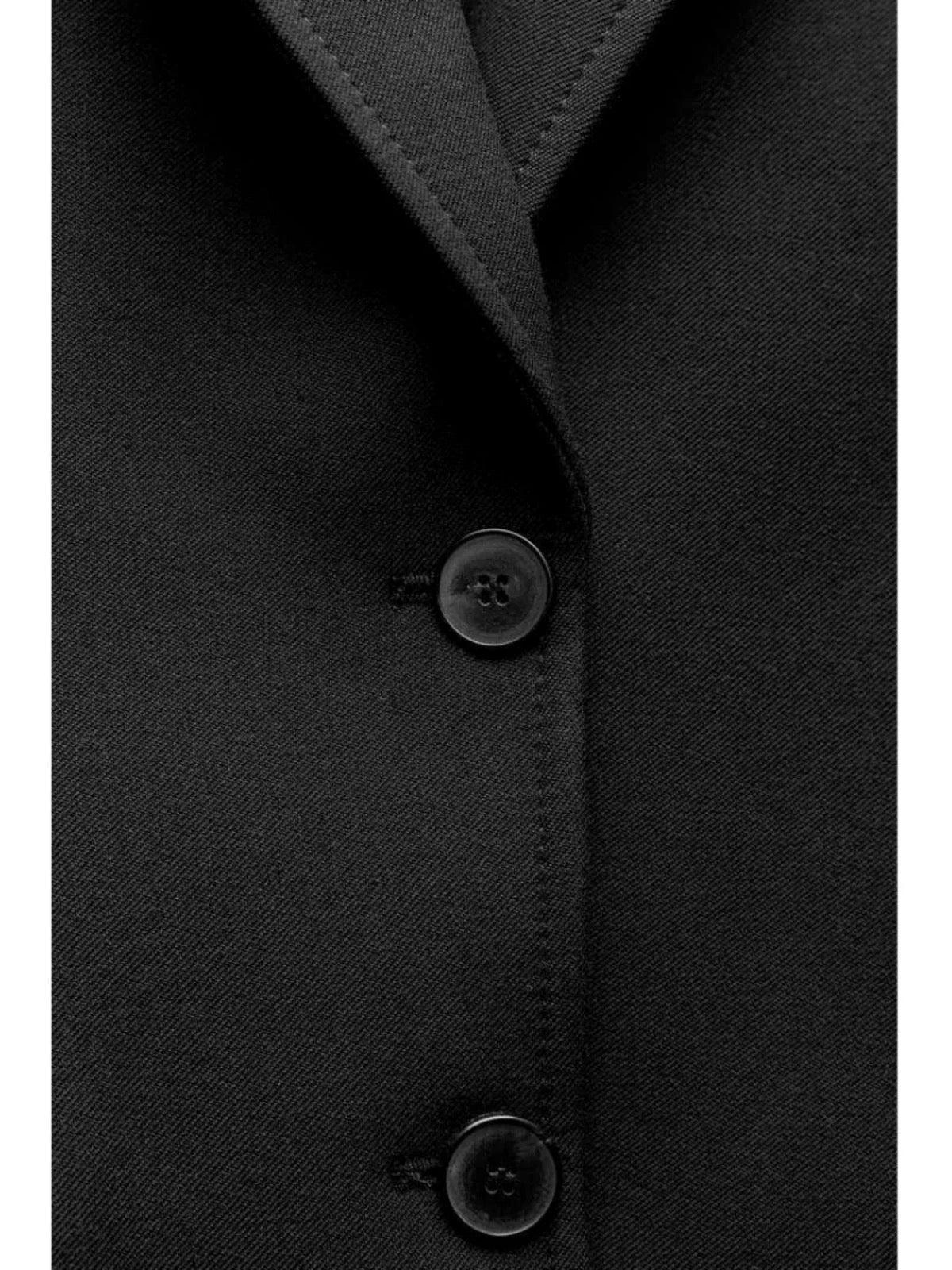 Taillierter Blazer Schwarz