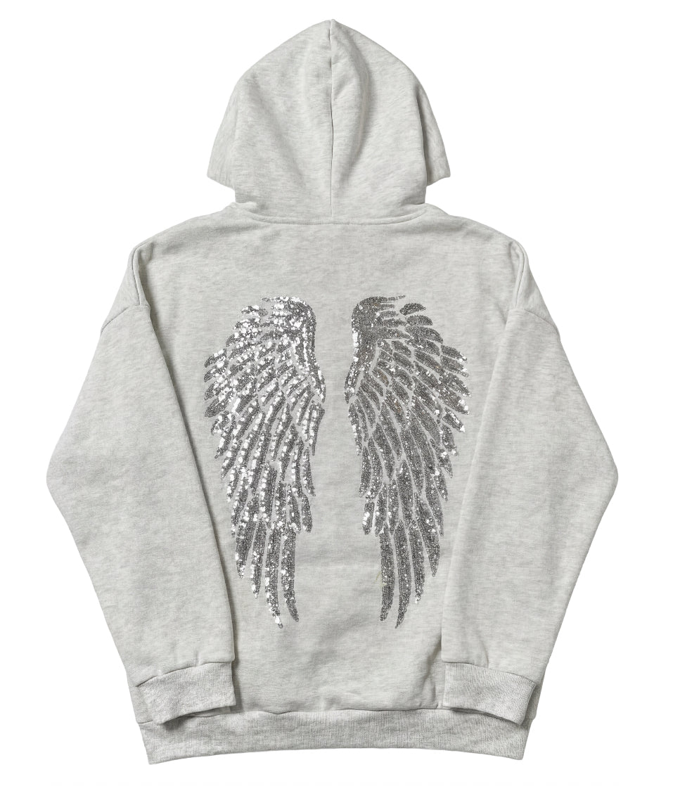 Angel Hoodie Grau